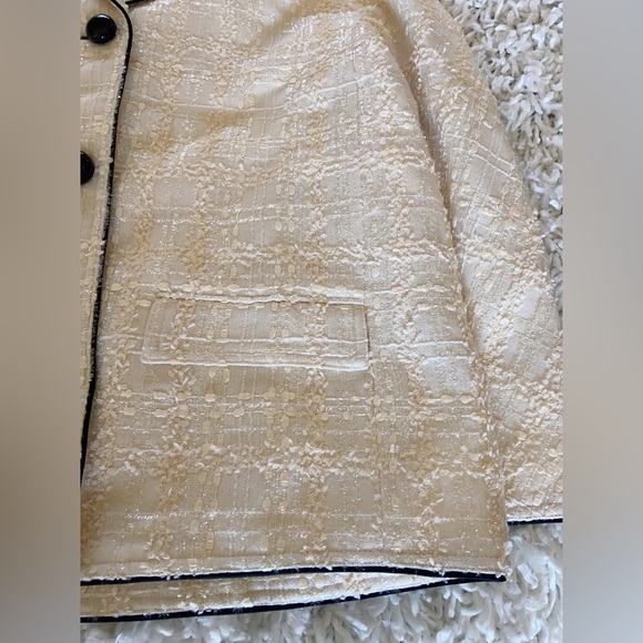 NWT Tory Burch Plaid Tweed Jacket Blazer Size 4 - Picture 11 of 12